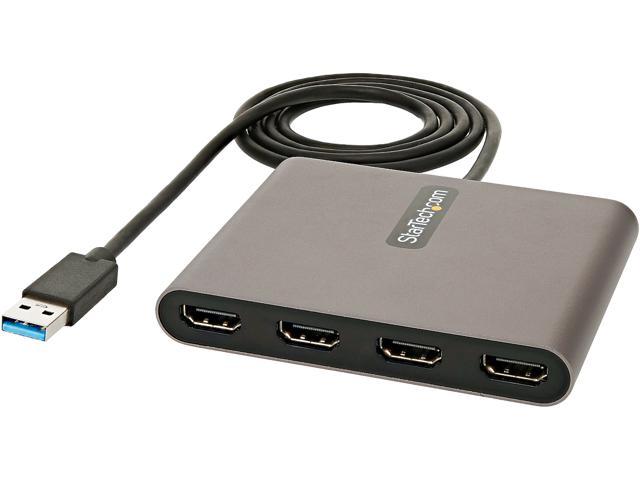 USB 3.0 to 4 HDMI Adapter - Quad Monitor USB 3.0 to 4 HDMI Adapter - Quad Monitor